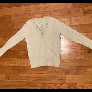 Abercrombie and Fitch Tie up Sweater